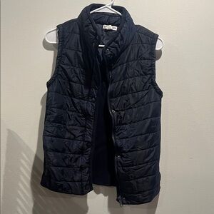 Artisan Ny Black Quilted Vest
